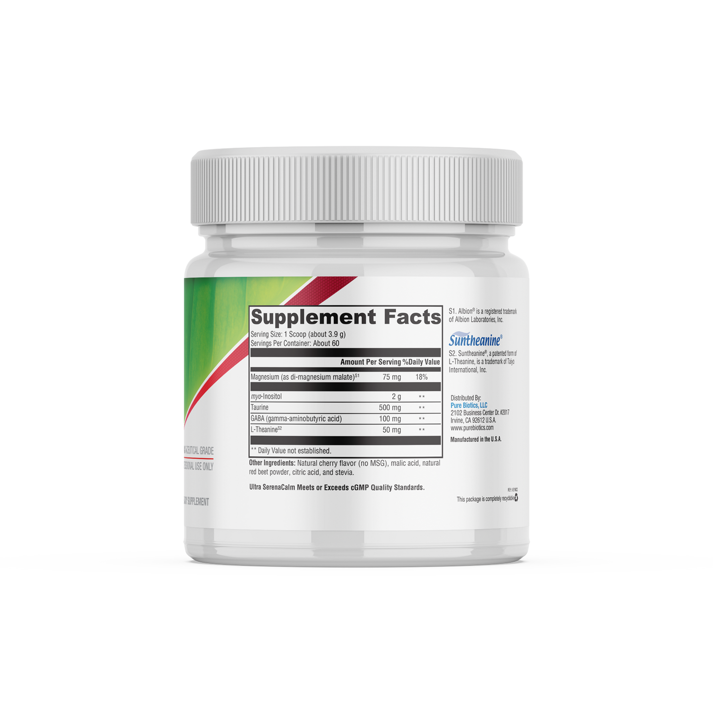 Ultra SerenaCalm - Natural Cherry Flavor